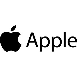 Apple Logo Vector PNG | Minimalist bitten apple icon | Iconic global technology symbol | Modern monochrome wordmark and emblem