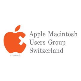 Apple Macintosh Users Group Switzerland Logo Vector Png | AMUG Switzerland Apple community emblem | Swiss Macintosh user organization symbol | Apple user group branding in Switzerland