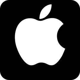 Apple Store Logo Vector PNG | Minimalist Apple Icon | Modern Technology Emblem | Global Innovation Symbol