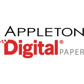 Appvion Digital Paper Logo Vector PNG | Appleton Digital Paper Brand Emblem | Modern Print & Digital Media Identity | Red and Black Corporate Wordmark