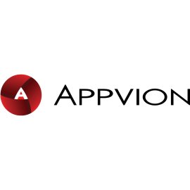 Appvion Logo Vector PNG | Modern red emblem with stylized A | Minimalist corporate wordmark | Professional brand identity graphic