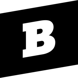 Brainly Logo Vector PNG | Bold B Monogram Brand Mark | Modern Educational Platform Emblem | Minimalist Black and White Brainly Icon