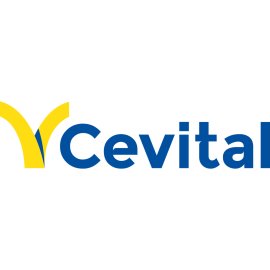 Cevital Logo Vector PNG | Modern Corporate Emblem of Cevital | Blue and Yellow Cevital Brandmark | Cevital Visual Identity Symbol
