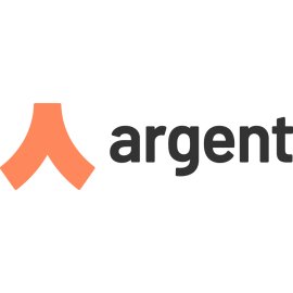 Argent Wallet Logo Vector PNG | Modern crypto wallet wordmark | Minimalist orange emblem with bold typography | Digital finance and Web3 branding symbol