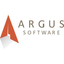 Argus Software Logo Vector PNG | Modern Real Estate Analytics Emblem | Minimalist Financial Technology Symbol | Professional Corporate Software Branding