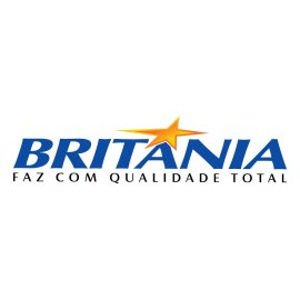 Britania Logo Vector PNG | Modern corporate wordmark with star icon | Dynamic branding for household appliances | Clean and professional Brazilian brand identity