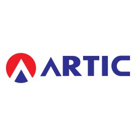Artic Modern Corporate Logo Vector | Bold Red and Blue Brand Emblem | Minimalist Geometric Letter A Icon | Professional Technology and Services Identity