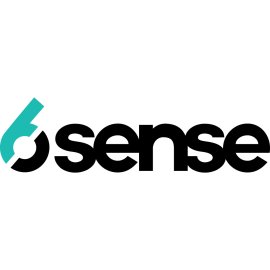 6sense Logo Vector PNG | Modern Predictive Intelligence Branding | Data-Driven Revenue Platform Emblem | Bold Minimalist Technology Identity