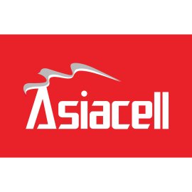 Asiacell Logo Vector PNG | Asiacell Telecommunications Brand Emblem | Modern Red and White Asiacell Wordmark | Asiacell Corporate Identity Symbol