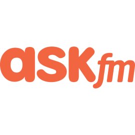 Askfm Logo Vector Png | ASKfm social Q&A brandmark | Minimal rounded wordmark in orange | Contemporary messaging platform logo