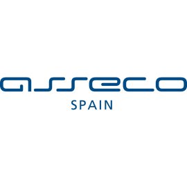Asseco Spain Logo Vector PNG | Modern corporate logotype for Asseco Spain | Clean blue wordmark emblem for Spanish IT brand | Minimalist technology identity design for Asseco Spain