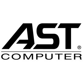Ast Computer Logo Vector PNG | AST Computer wordmark emblem | Classic AST tech branding | Minimalist AST Computer logotype