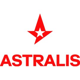Astralis Logo Vector PNG | Astralis Esports Team Emblem | Red Star Astralis Branding | Modern Astralis Gaming Logo