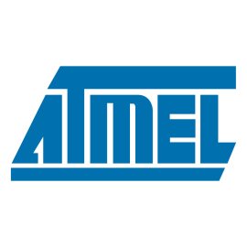 Atmel Logo Vector PNG | Bold technology wordmark | Geometric blue engineering emblem | Classic semiconductor brand identity