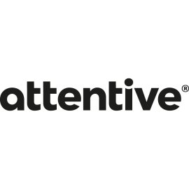 Attentive Logo Vector PNG | Attentive wordmark logotype | Minimalist bold sans-serif branding | Modern text-based technology logo