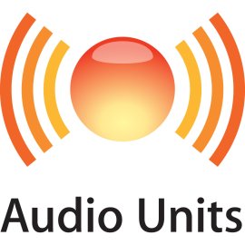 Audio Units Logo Vector PNG | Modern Audio Units Brand Emblem | Sound Wave Inspired Audio Units Icon | Gradient Sphere Audio Units Mark