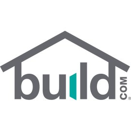 Build.com Logo Vector PNG | Modern Home Improvement Brand Mark | Minimalist House Roof Emblem | E‑Commerce Construction Identity