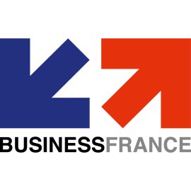 Business France Logo Vector PNG | Modern tricolor arrow emblem for French trade and investment | Corporate identity symbolizing international expansion and partnership | Clean, minimalist branding for France’s national business agency