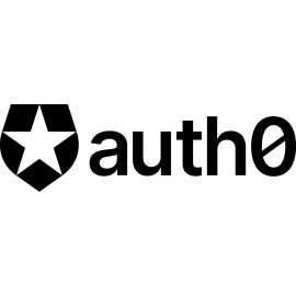 Auth0 Logo Vector PNG | Modern Identity Security Emblem | Star Shield Authentication Mark | Minimalist Tech Brand Wordmark
