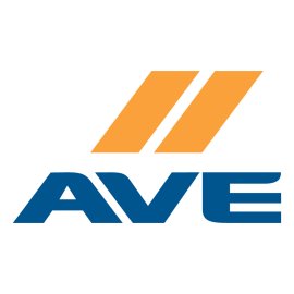 AVE Logo Vector PNG | Modern AVE Brand Emblem | AVE Corporate Wordmark | AVE Diagonal Stripe Icon