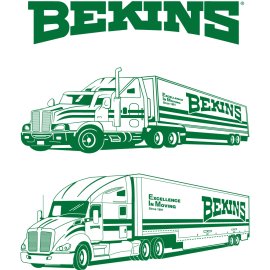 Bekins Moving & Storage Logo Vector | Bekins Transportation Brand Emblem | Bekins Trucking Fleet Illustration | Bekins Excellence in Moving Icon