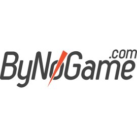Bynogame Black Logo Vector PNG | ByNoGame.com Wordmark | Modern Gaming Marketplace Logo | Minimal Esports Branding