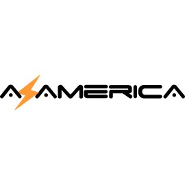 Az America Logo Vector PNG | Az America brand emblem | Az America wordmark with lightning symbol | Az America satellite electronics logo