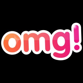 Yahoo Omg Logo Png | Yahoo Omg Logo Vector | Exclamation of Discovery  Playful Digital Spirit  Bold and Energetic Typography  Iconic Internet Pioneer