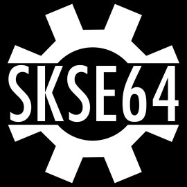 Skyrim Script Extender 64 Bit Logo Png | Skyrim Script Extender 64 Bit Logo Vector | Unlocking Tamriel's Potential  |  The 64-Bit Engine  |  Scripting Beyond the Sky  |  Community-Powered Creation