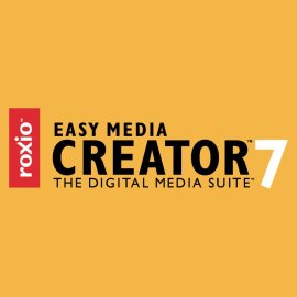 Roxio Easy Media Creator 7 Logo Png | Roxio Easy Media Creator 7 Logo Vector | Roxio Easy Media Creator 7 Logo | Digital Media Suite Brandmark | Creative Suite Identity | Software Publishing Icon